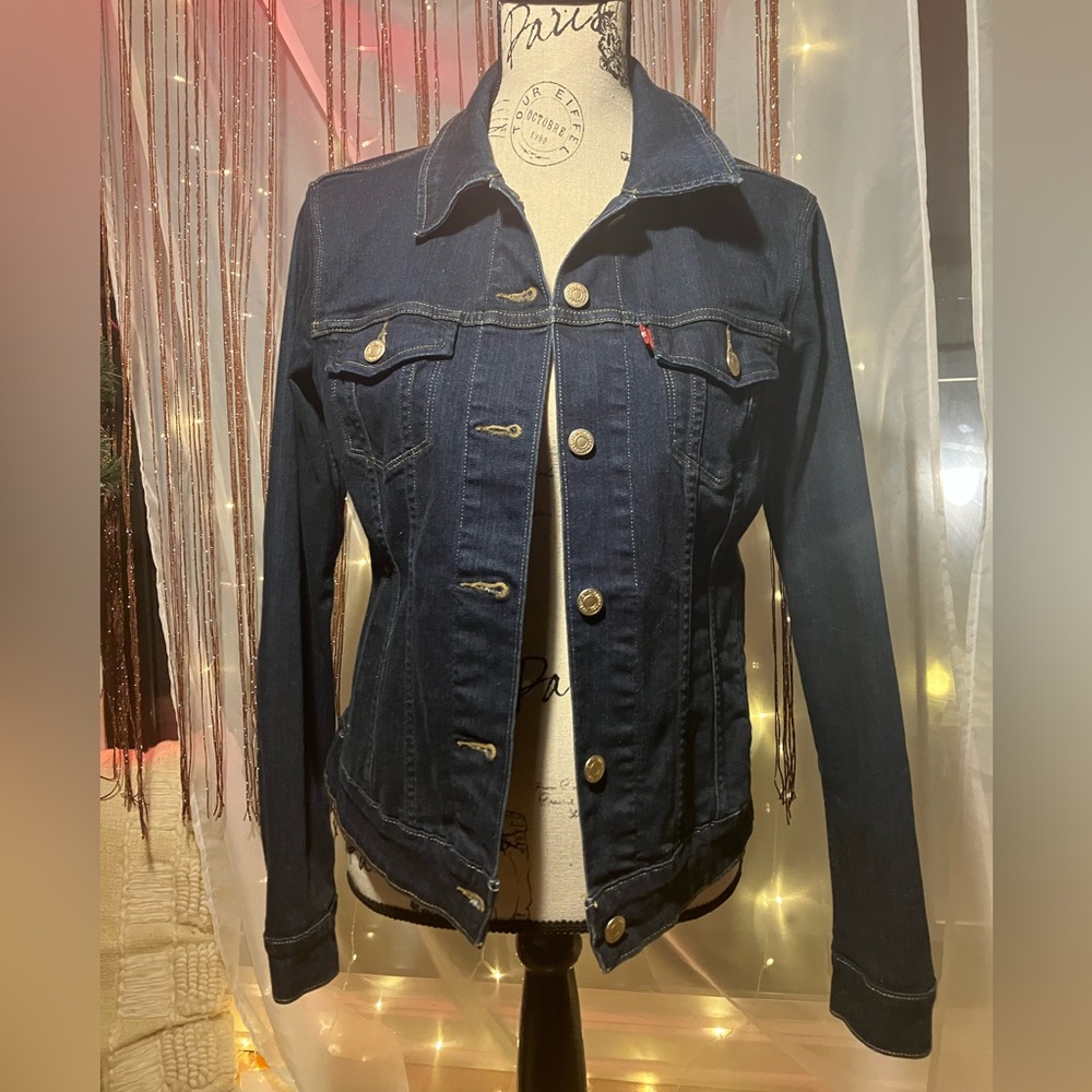 Dark Navy Levi Jean Jacket